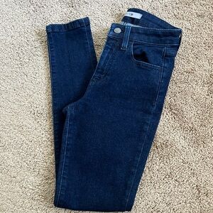 Joe's Jeans High-Rise Skinny Jeans in Dark Blue